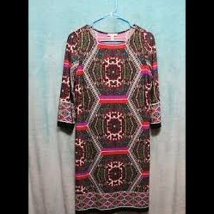 Maggy London Printed multicolor stretch dress -12